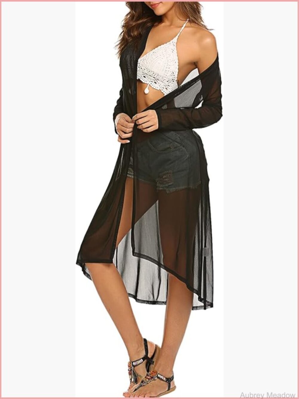 Women's Long Duster Cardigan with Pockets S-3XL